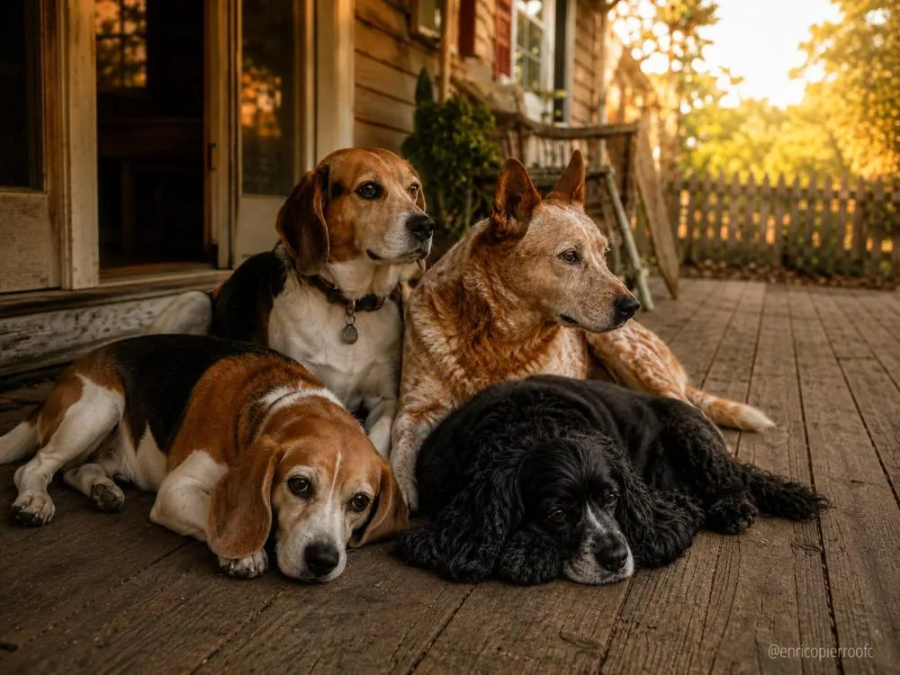 O que os quatro cachorros sabem que eu não sei.